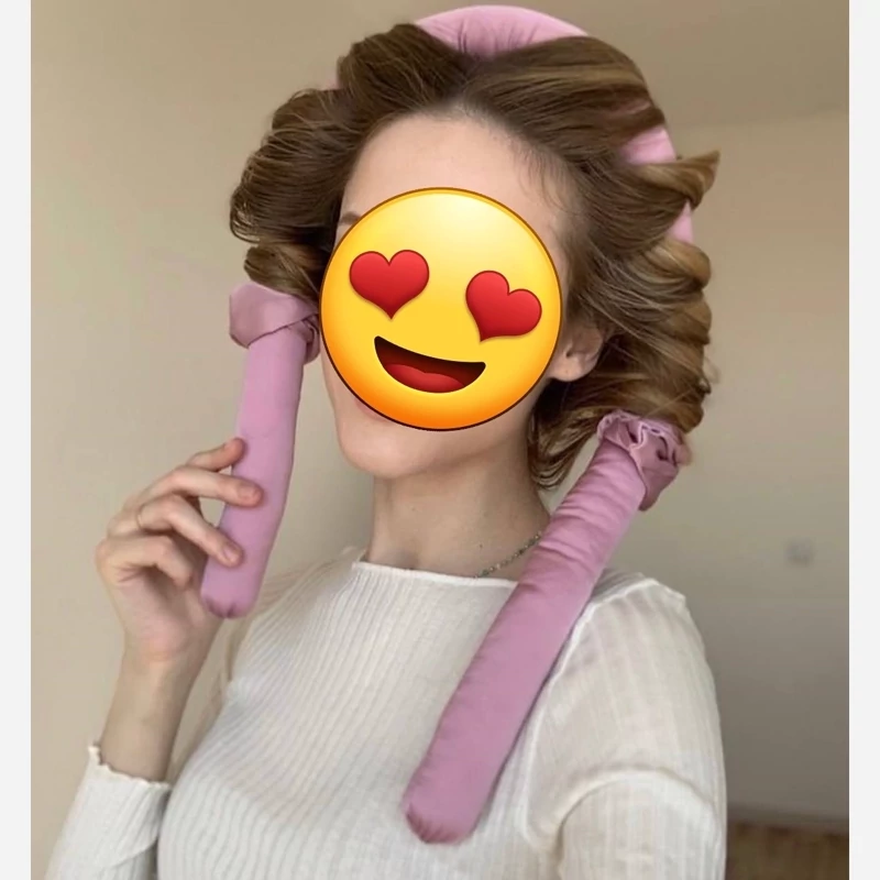 کرلی روبان هیر رولر فر کننده مو طبیعی