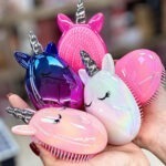 برس گره باز کن مو طرح یونیکورن تکشاخ