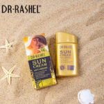 کرم ضد آفتاب طلا کلاژن spf75 دکتر راشل 80میل