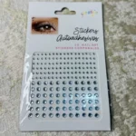 مهره مو ارایشی نگین صورت چسب دار طرح سه بعدی