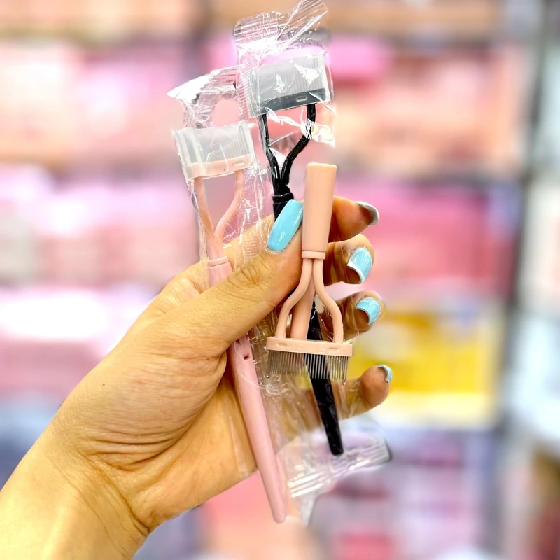 شانه جدا کننده مژه و لیفت ابرو مدل تاشو