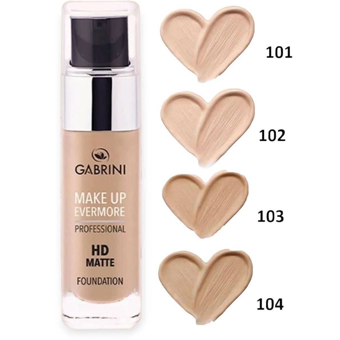 کرم پودر شیشه ای گابرینی Gabrini HD matte