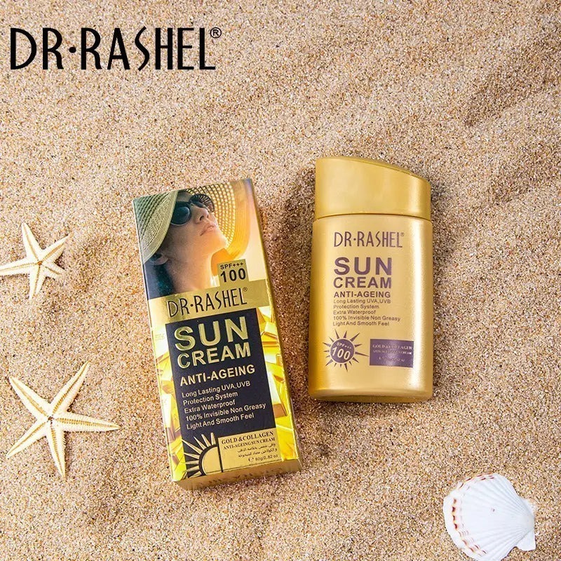 ضد آفتاب ضد پیری کلاژن طلا دکتر راشل spf100