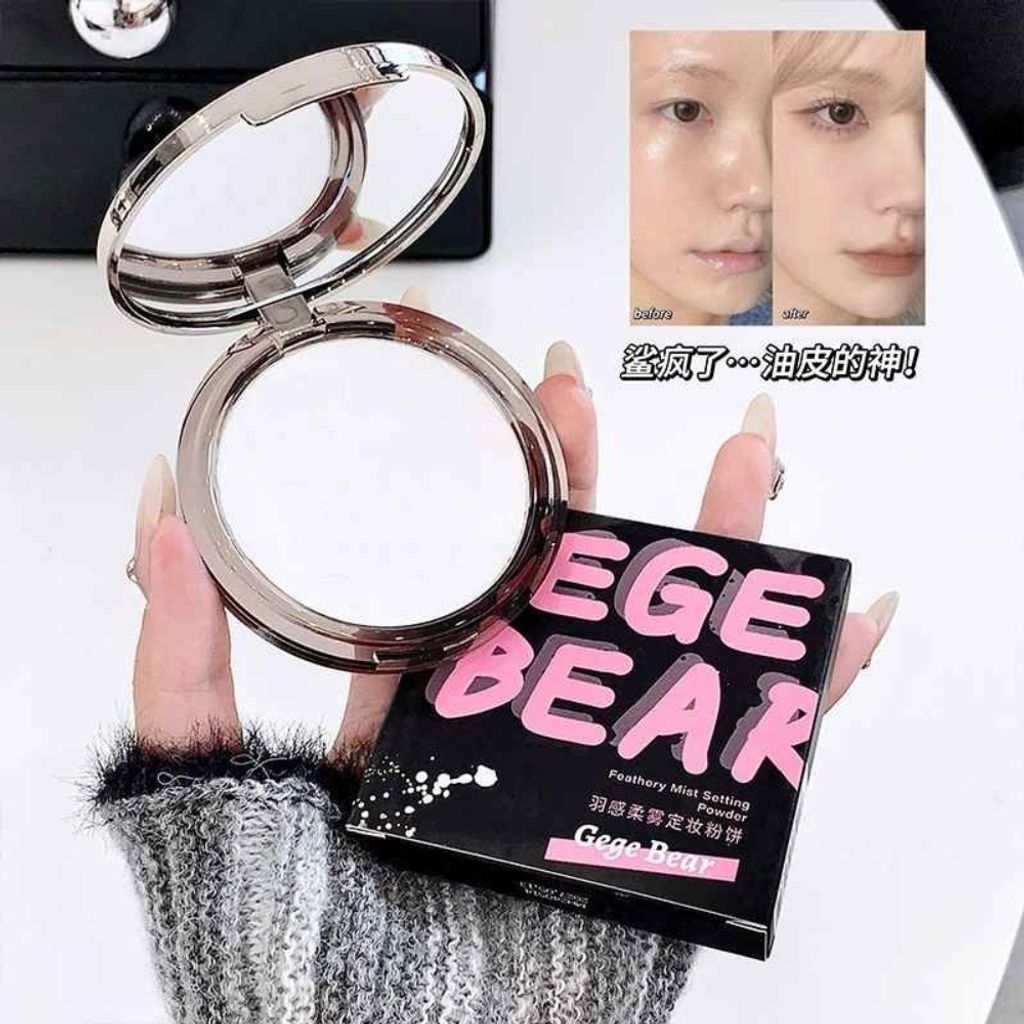 پودر فیکس فشرده و پنکک گیگی بر Gege bear