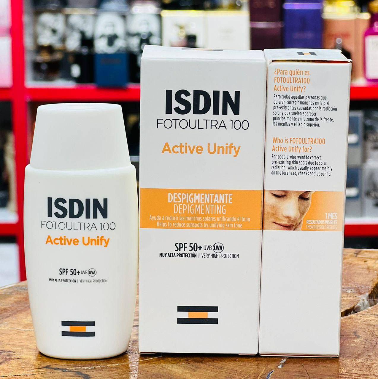ضد آفتاب رنگی اکتیو یونیفای ایزدین ضد لک با spf50