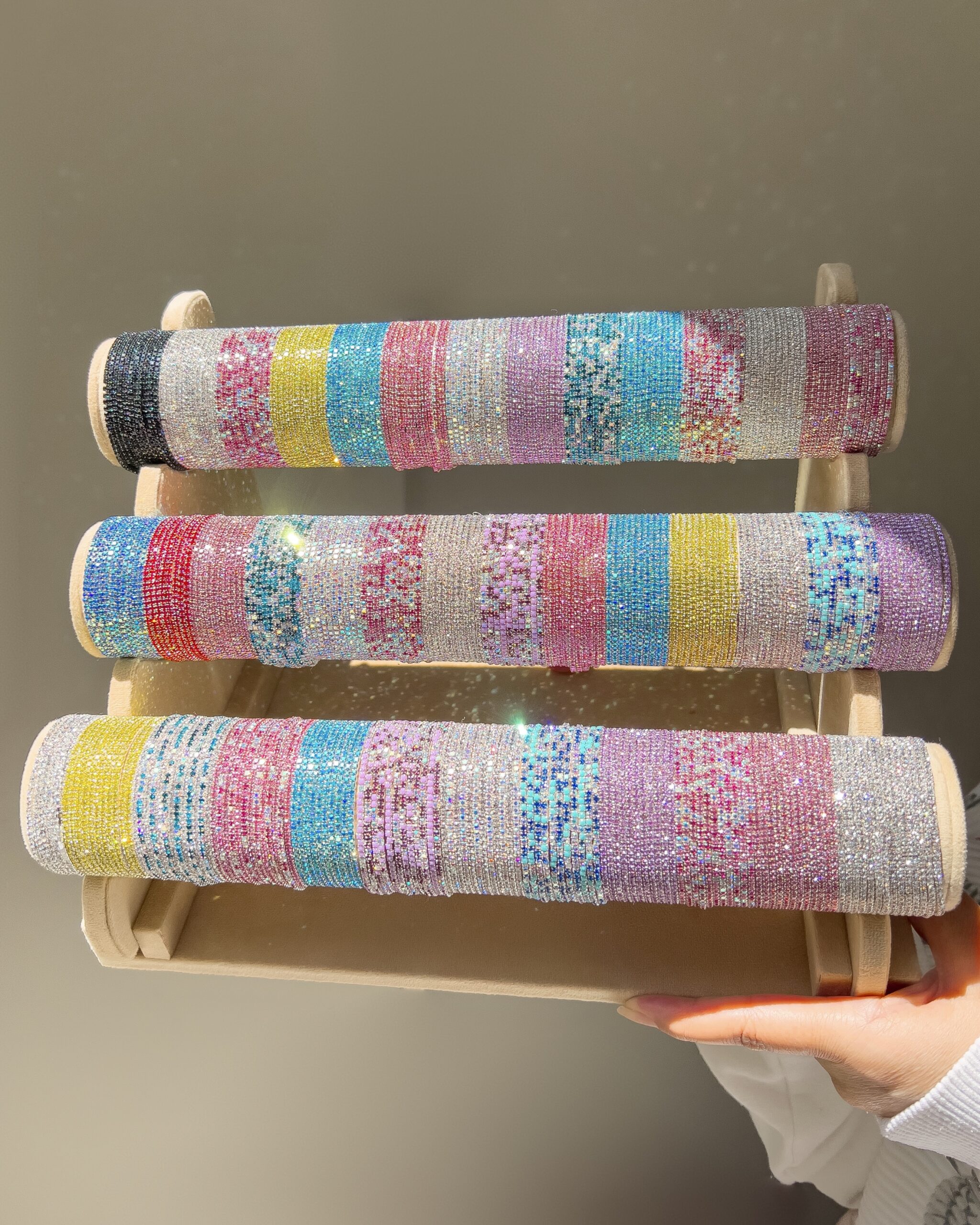 دستبند تنیسی کشی در رنگبندی