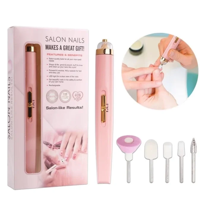 سوهان برقی ناخن خانگی (شارژی) SALON NAILS