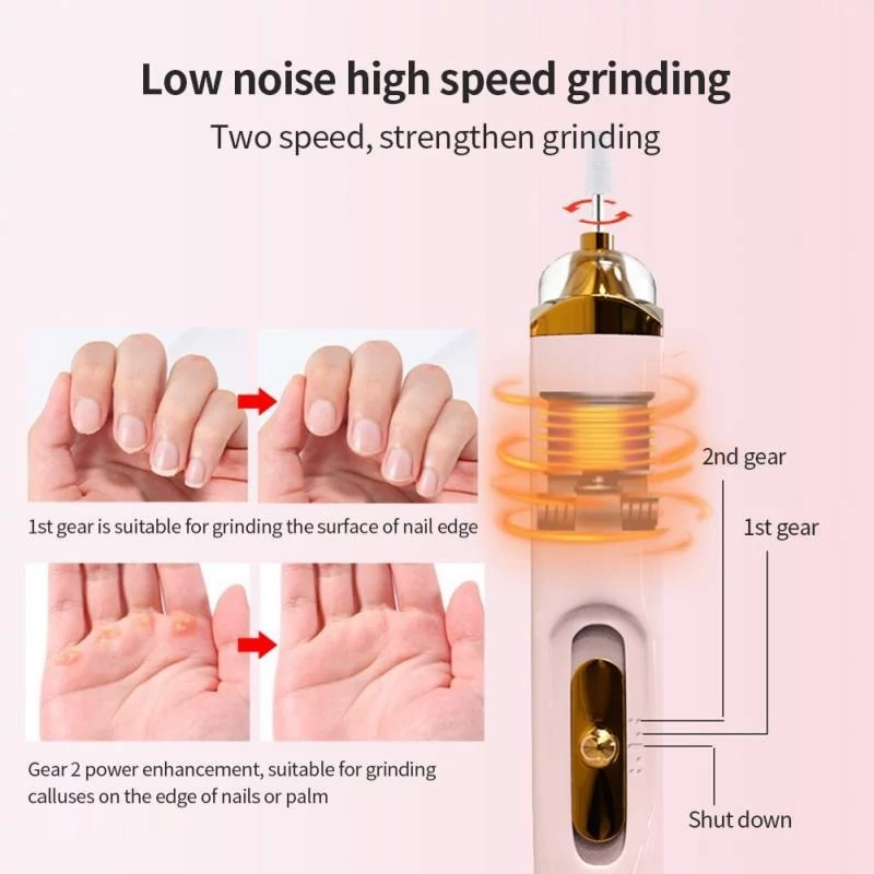 سوهان برقی ناخن خانگی (شارژی) SALON NAILS
