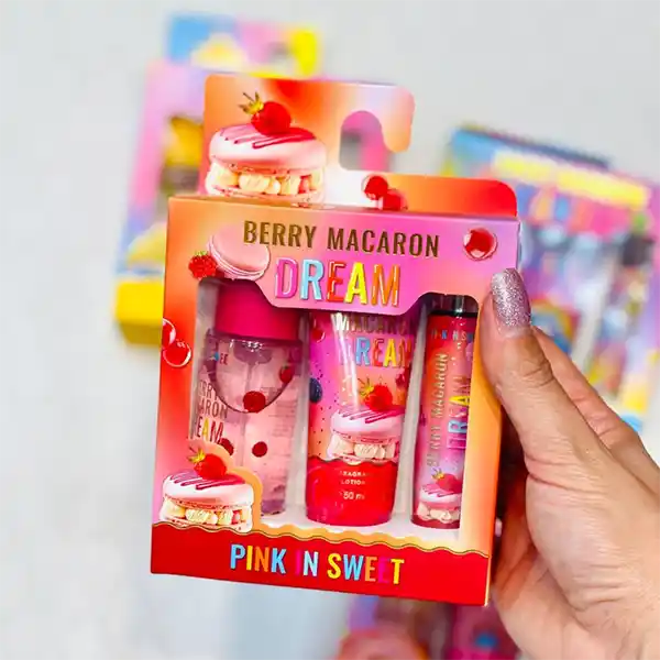 پک هدیه عطر قلمی بادی اسپلش لوسیون بدن PINK IN SWEET