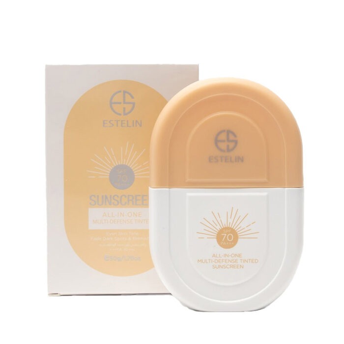 کرم ضد آفتاب تینتی استلین (رنگی) با spf70