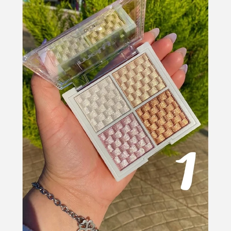 پالت هایلایتر هدی موجی چهار رنگ