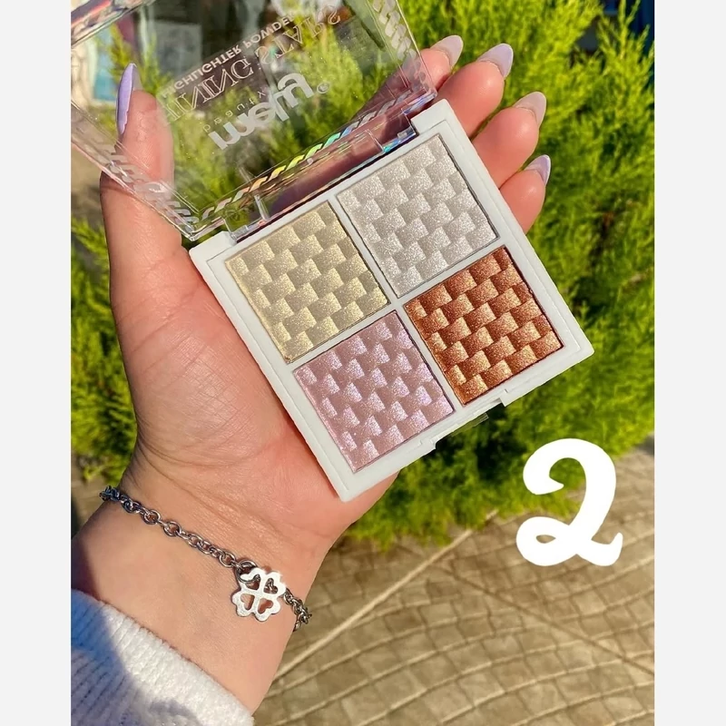 پالت هایلایتر هدی موجی چهار رنگ