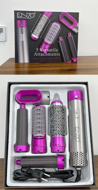 سشوار چرخشی انزو 5 کاره EN-6206