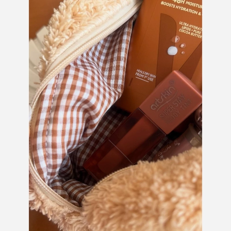 میکاپ بگ تدی Yeha کیف آرایشی پشمالو