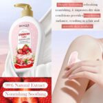 لوسیون بدن کیک توت فرنگی بیواکوا حجم ۴۰۰ میل