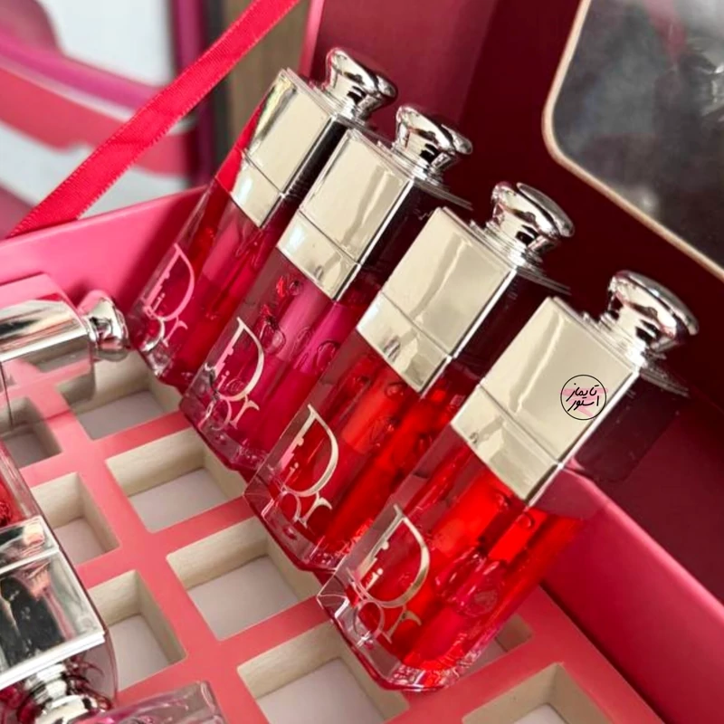 لیپ گلاس طرح دیور صورتی حرارتی و حجم دهنده