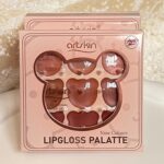 پالت رژلب 9 رنگ خرسی آرت اسکین