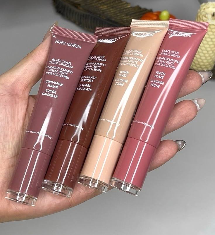 لیپ گلاس دونات برند hues queen