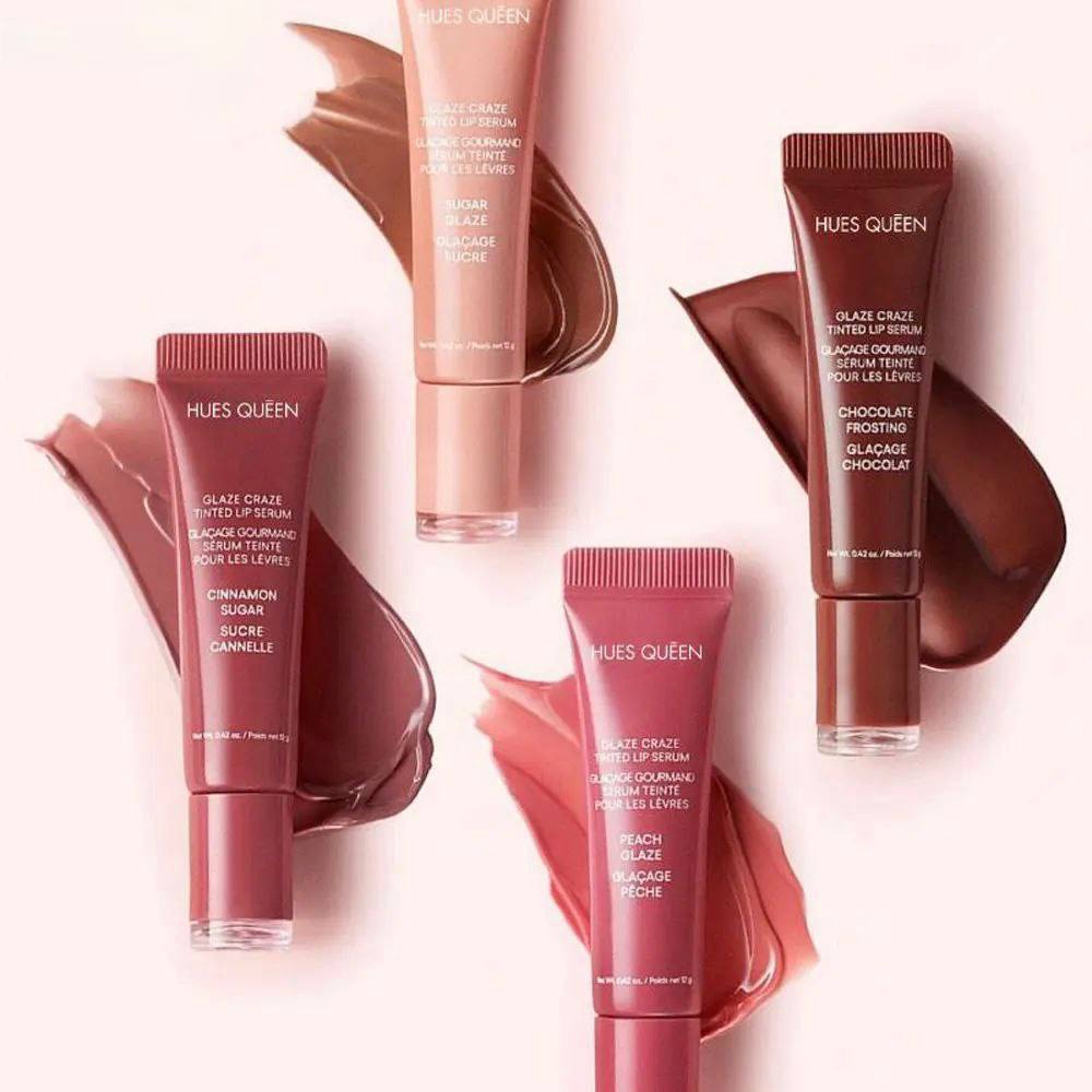 لیپ گلاس دونات برند hues queen