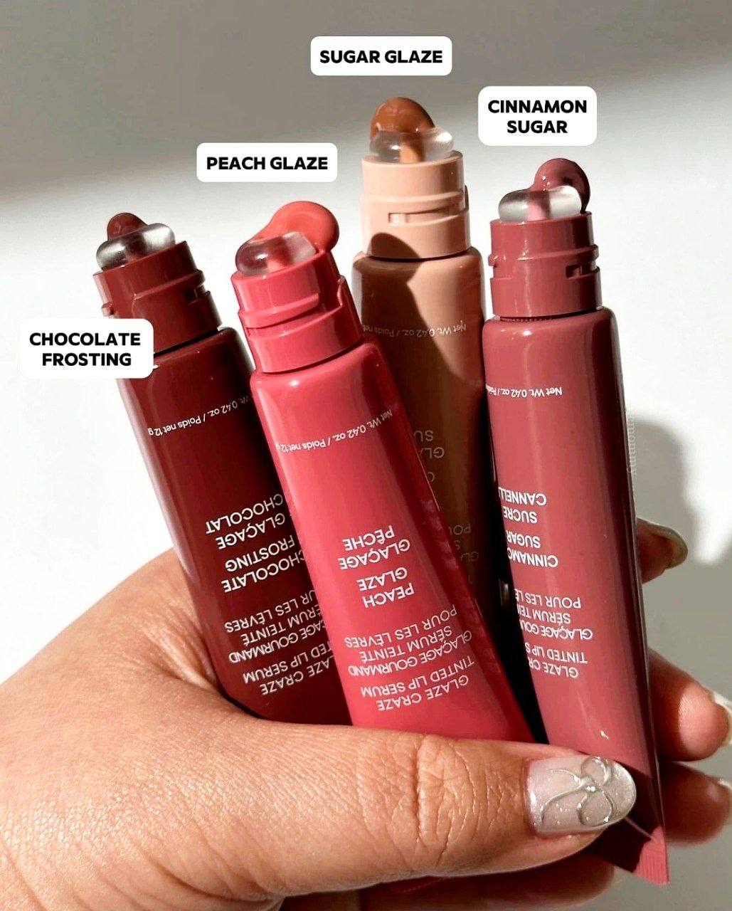 لیپ گلاس دونات برند hues queen