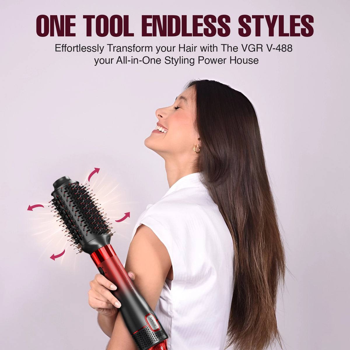 سشوار چرخشی وی جی آر مدل 488