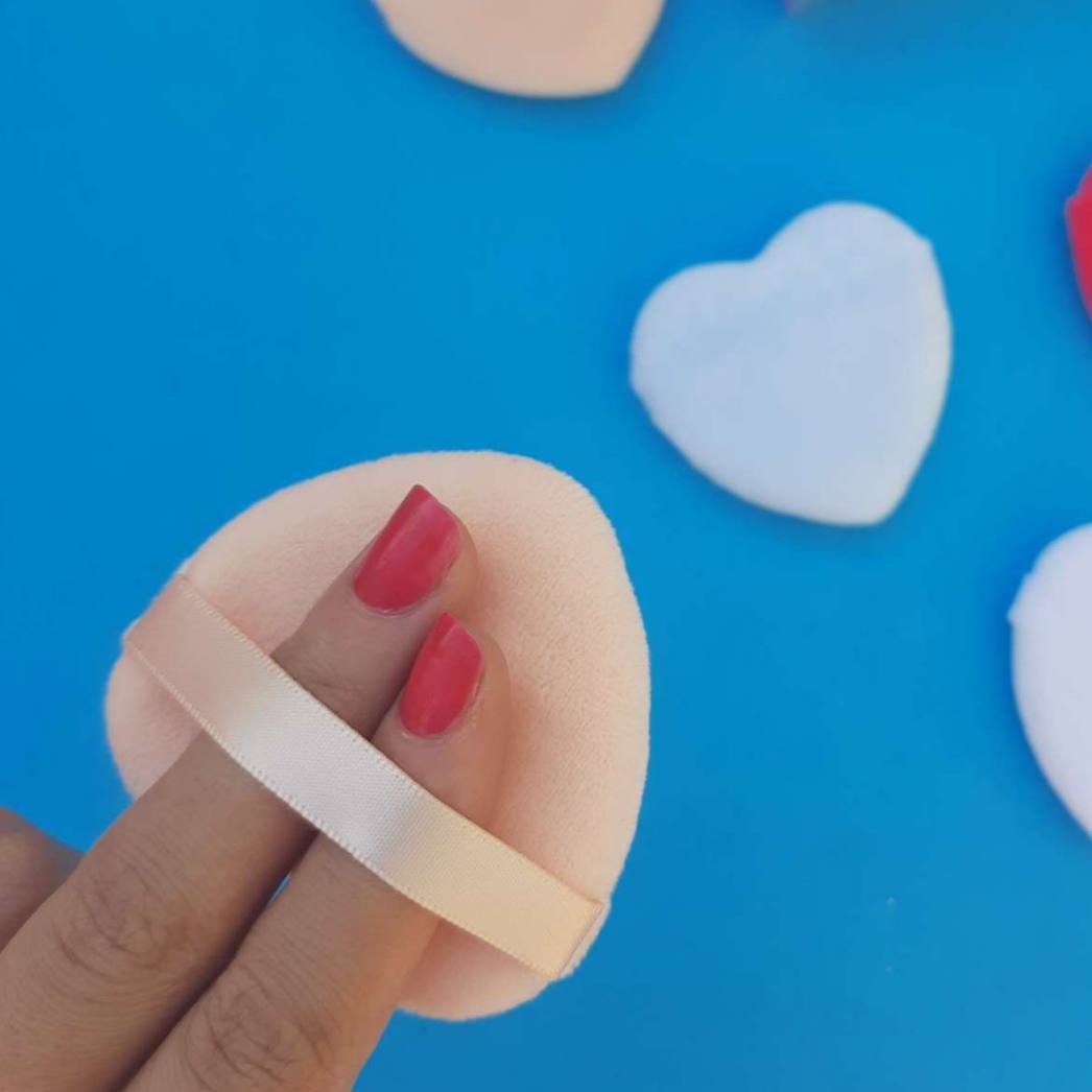 پد مثلثی پودرفیکس طرح قلب