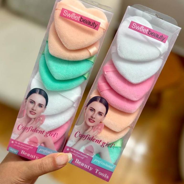 پد مثلثی پودرفیکس طرح قلب