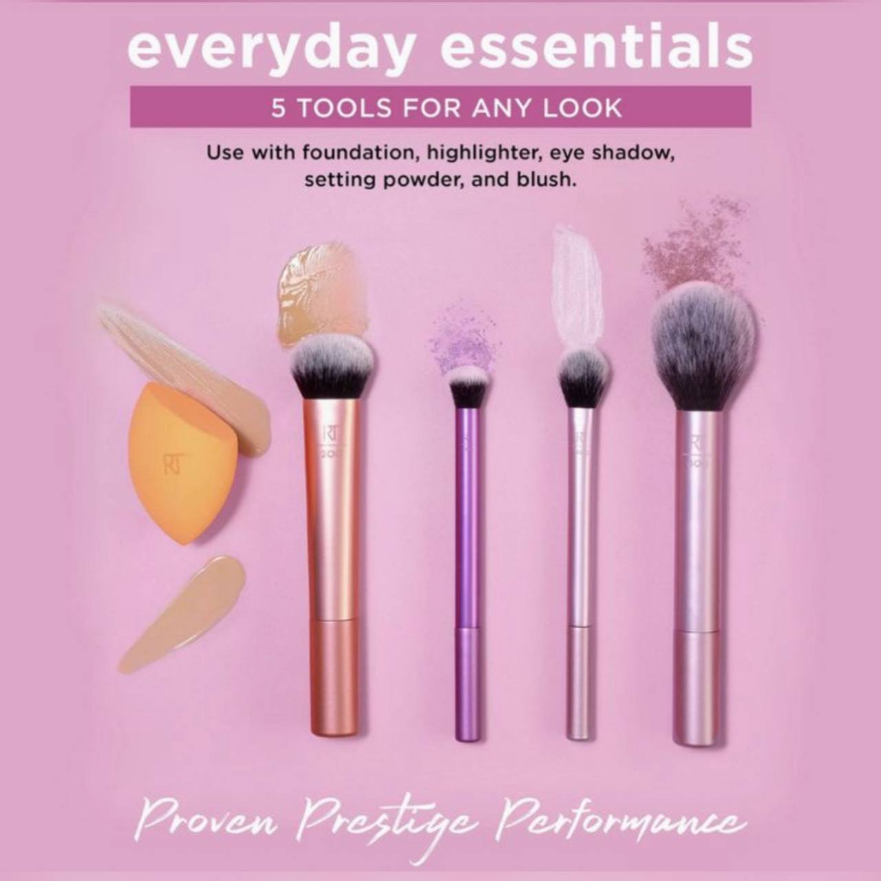 ست براش و پد ریل تکنیک