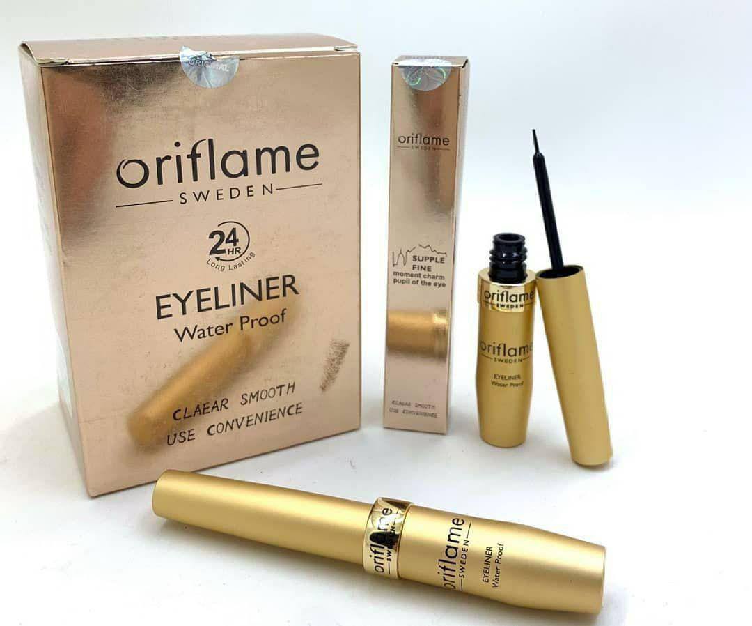 خط چشم مویی اوریفلیم پوکه طلایی