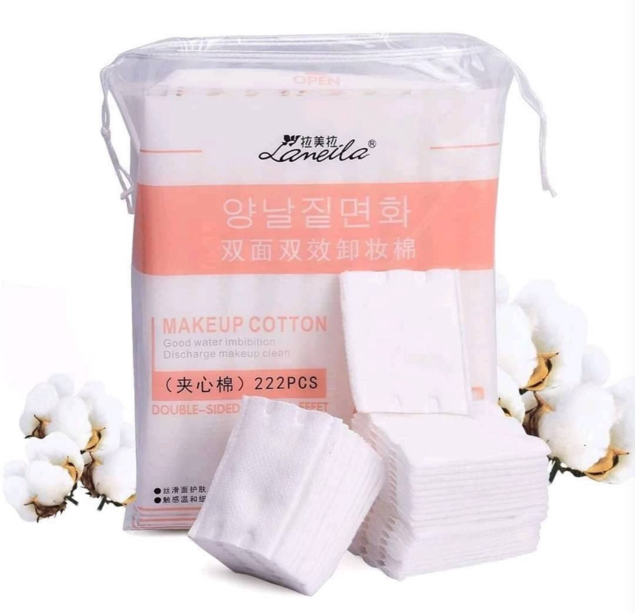 پد آرایش پاک کن Cotton ٢٢٢ عددی