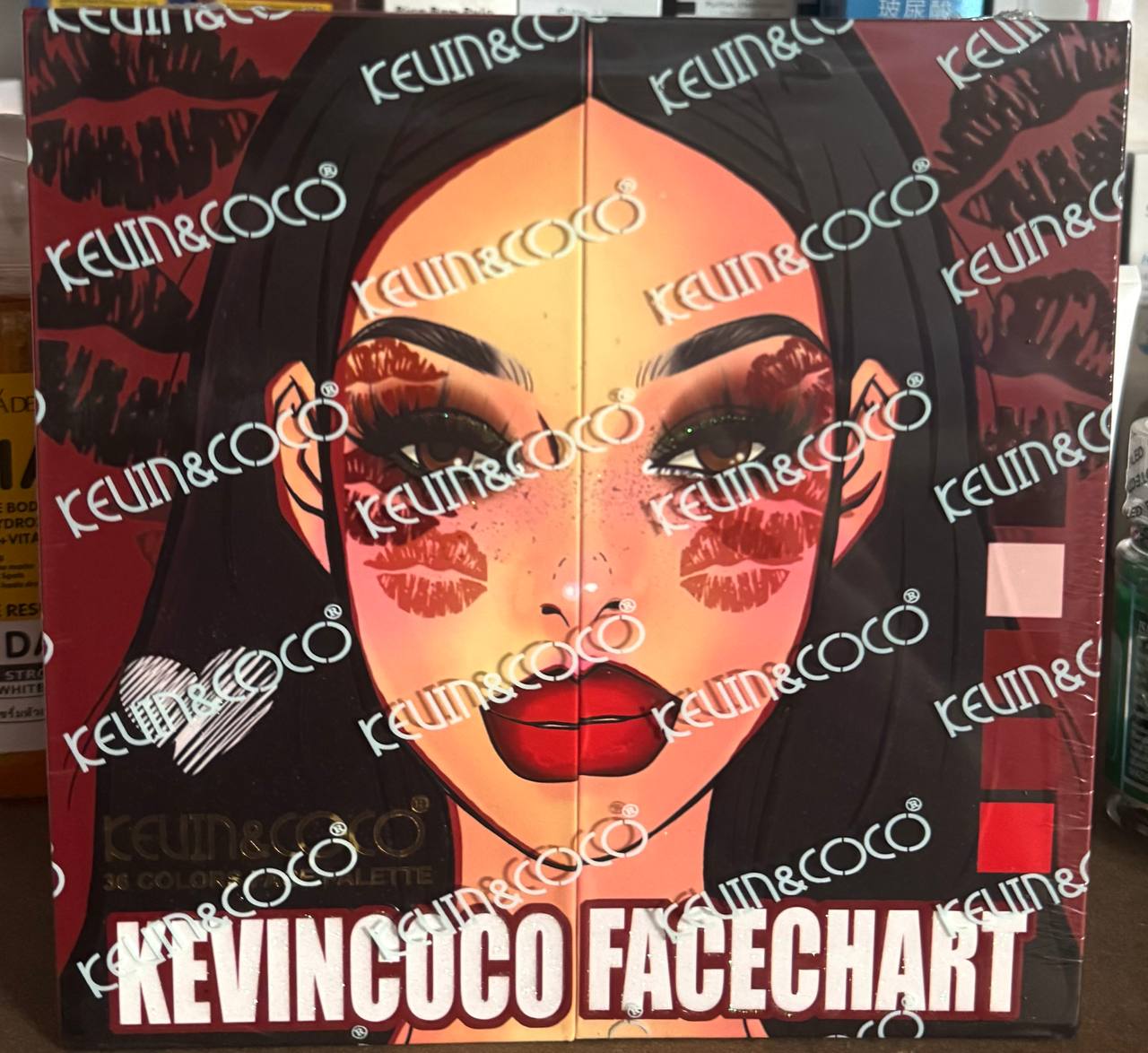 پک کامل آرایشی کوین کوکو مدل Face Chart