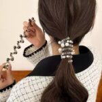 کش مو فنری مهره دار رنگ بندی پاستیلی