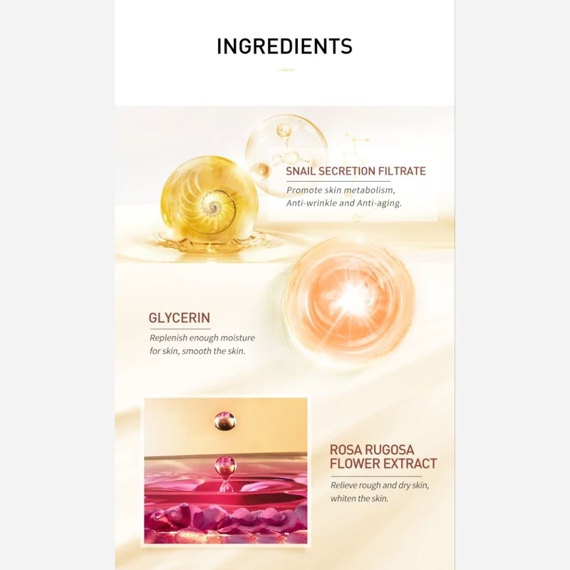 ماسک خواب تخصصی حلزون LAIKOU ساشه ای Snail Sleeping Mask